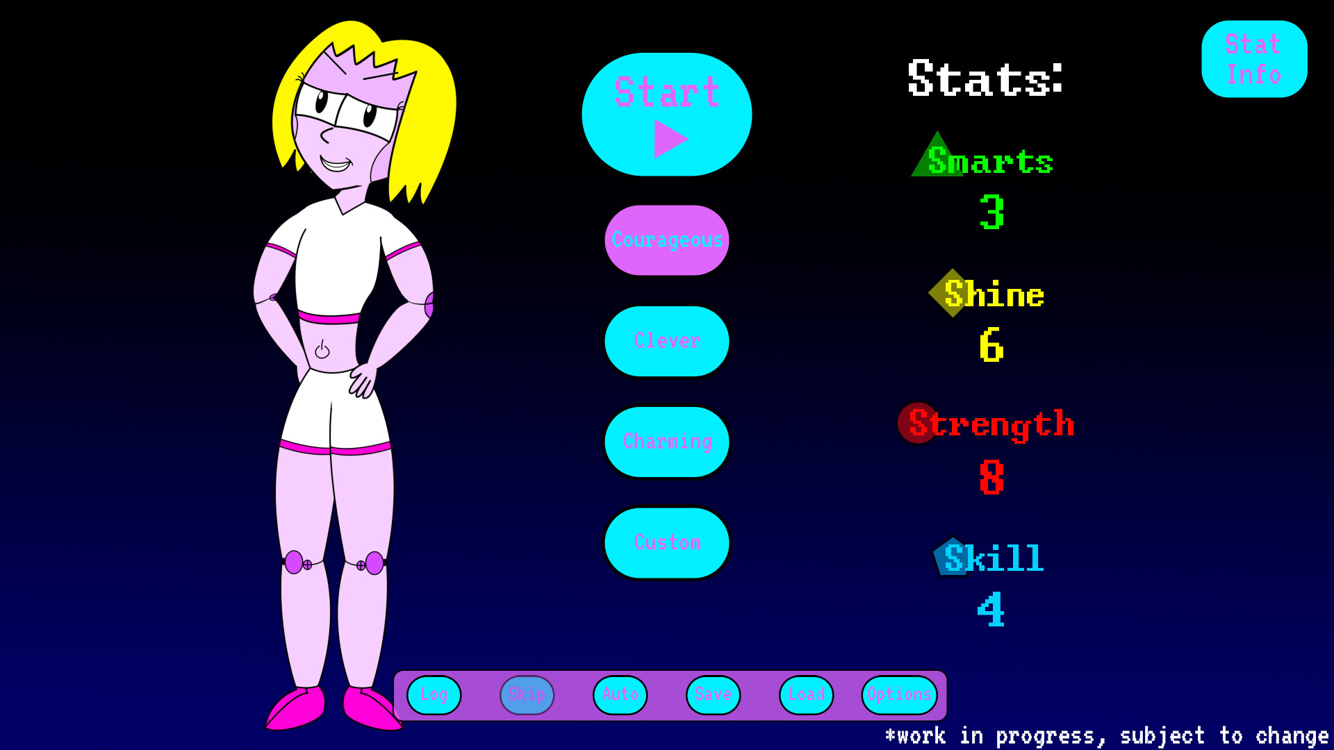 遊戲中的角色群像