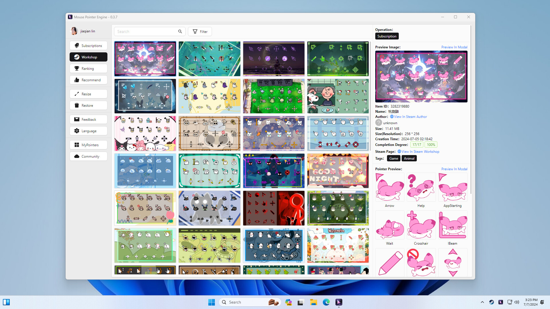 創意工坊提供豐富的指標內容