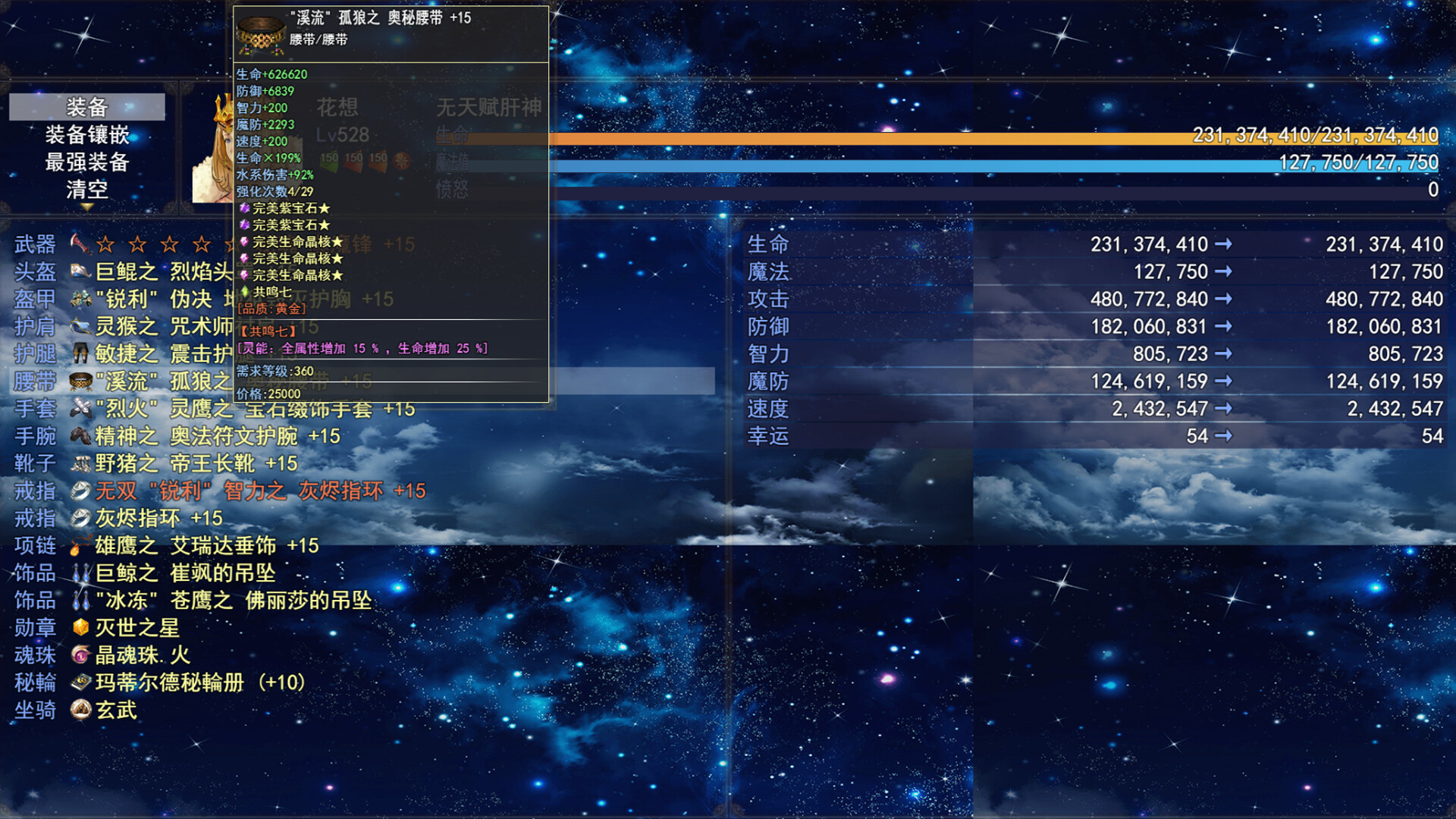 遊戲中的角色與場景