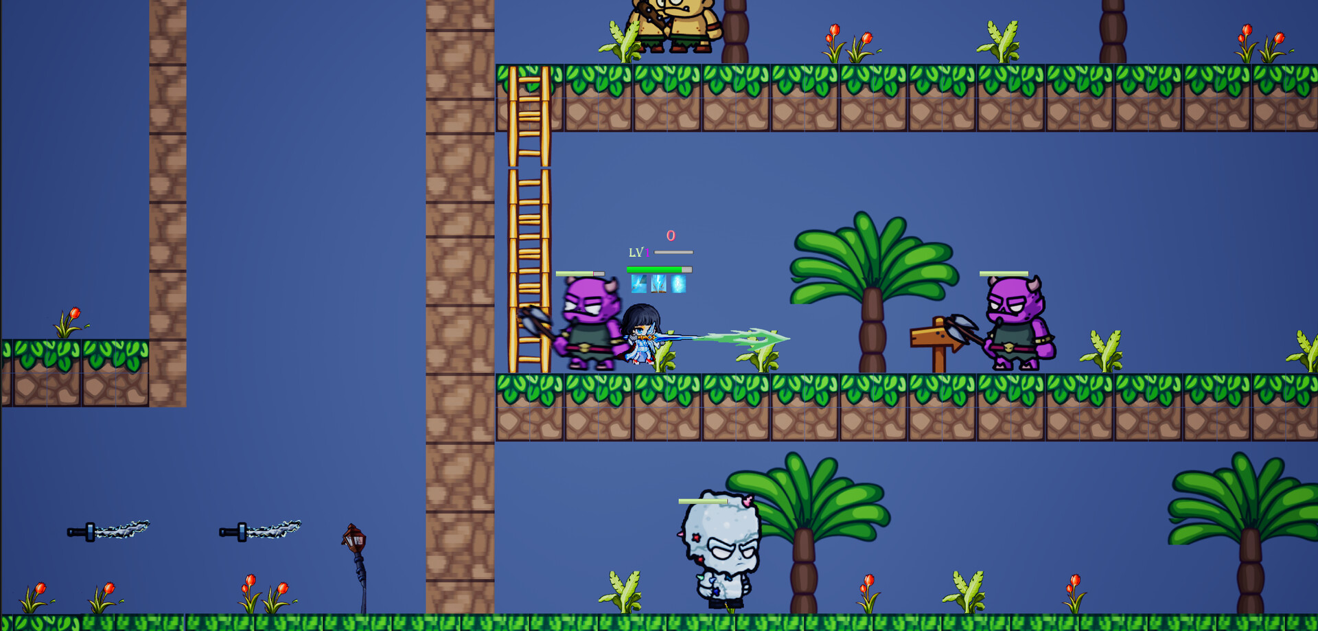 遊戲中充滿挑戰的戰鬥場景