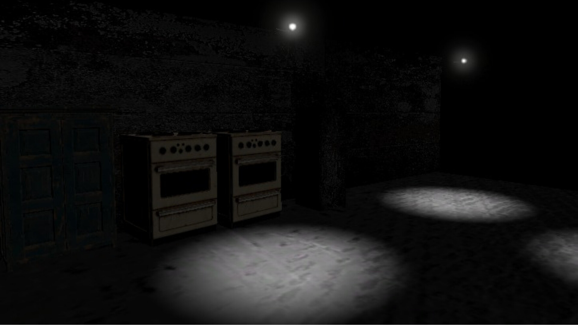 遊戲中的恐怖剪影在暗處若隱若現