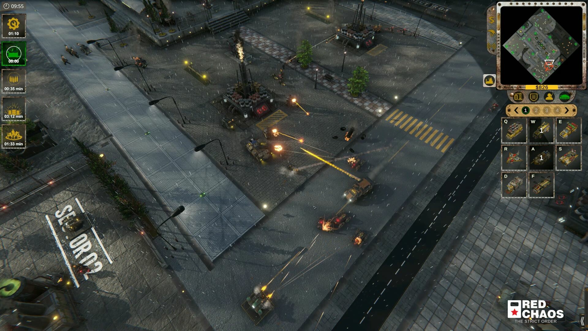 鐵腕陣營的基地建設