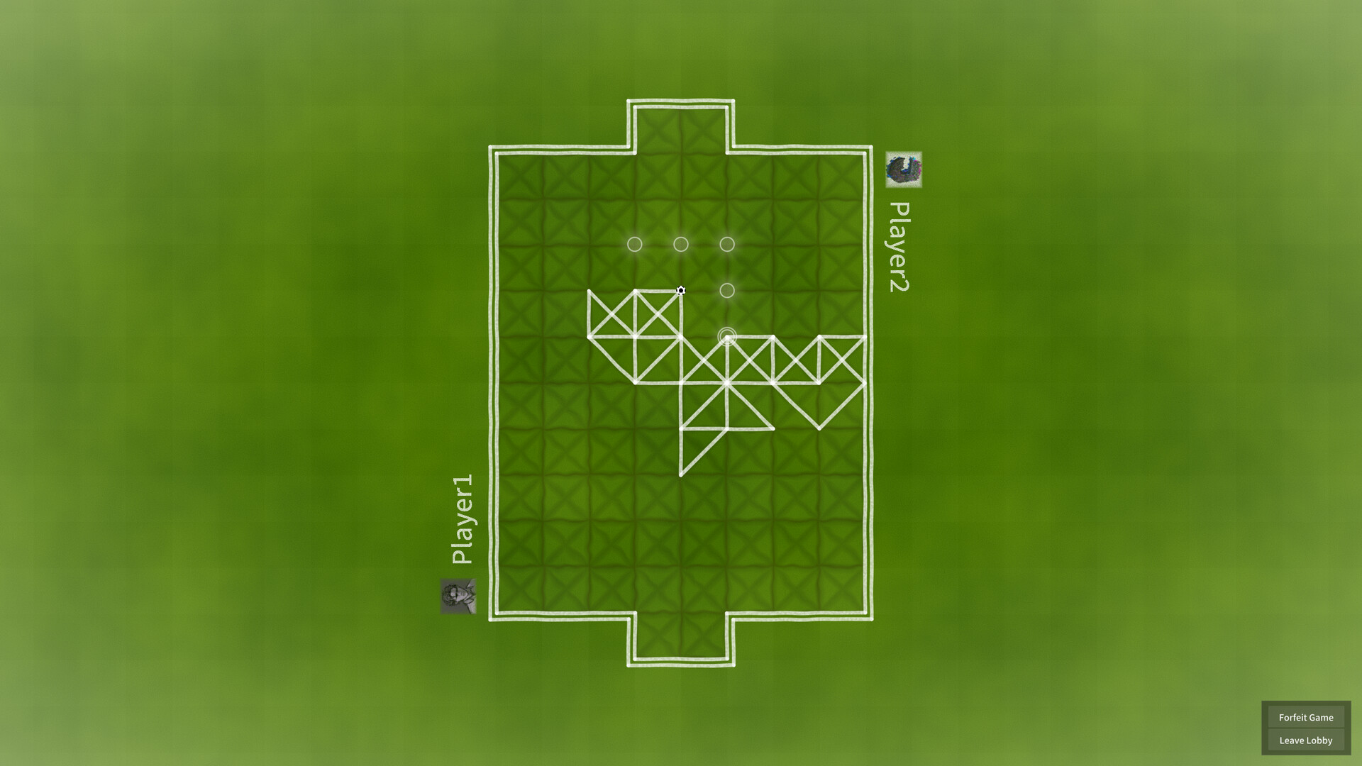 《紙上足球》遊戲畫面截圖