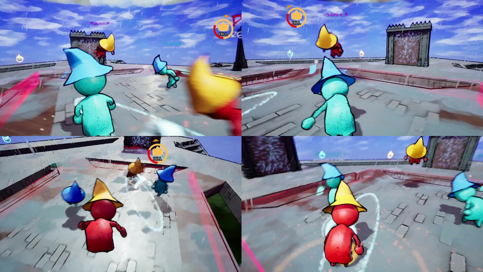 玩家在充滿奇幻色彩的場景中對戰