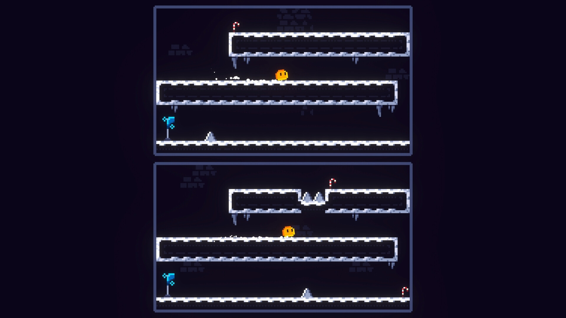 遊戲採用精緻可愛的像素畫風。