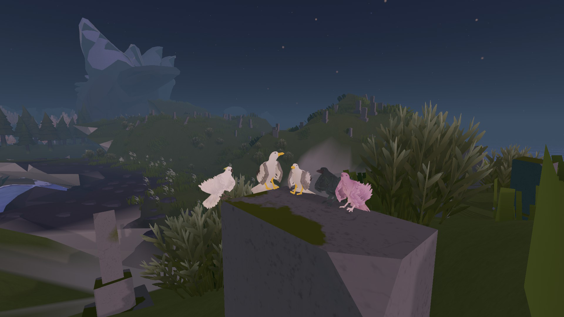 遊戲中擁有完整的日夜循環