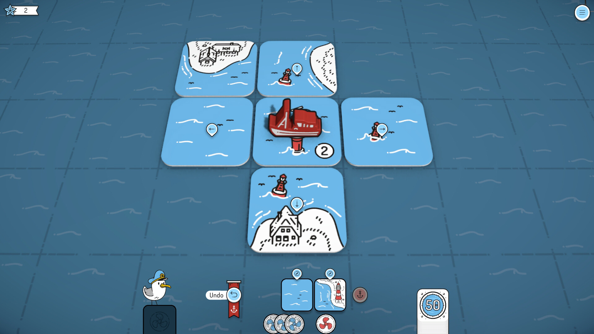 玩家需合作放置板塊，連接水道與陸地。