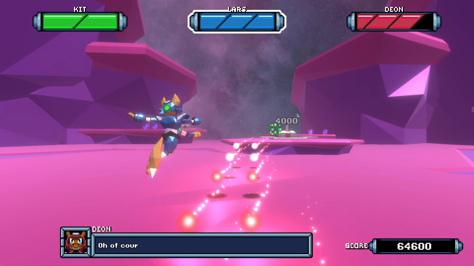 Unit Down Charge 太空戰鬥畫面