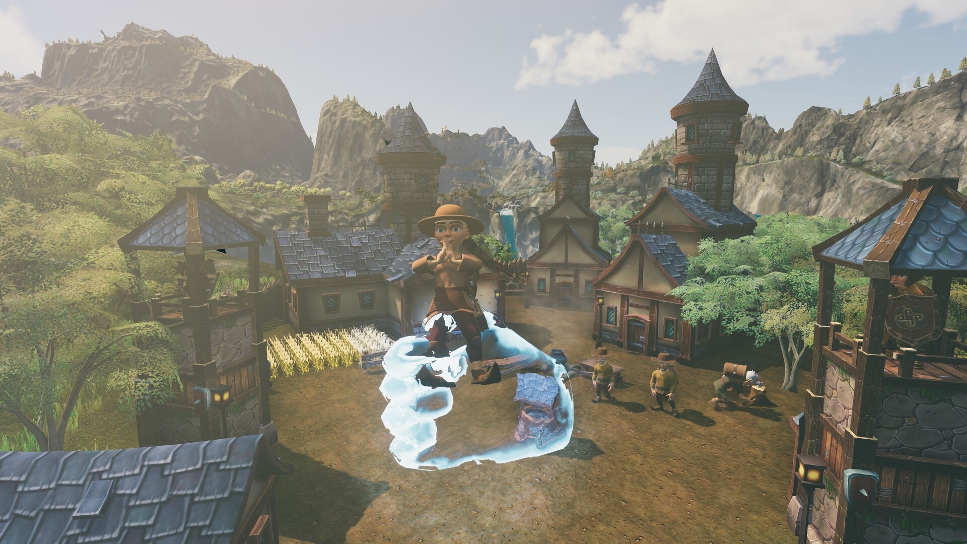 凡人會建造村莊並發展自己的生活。