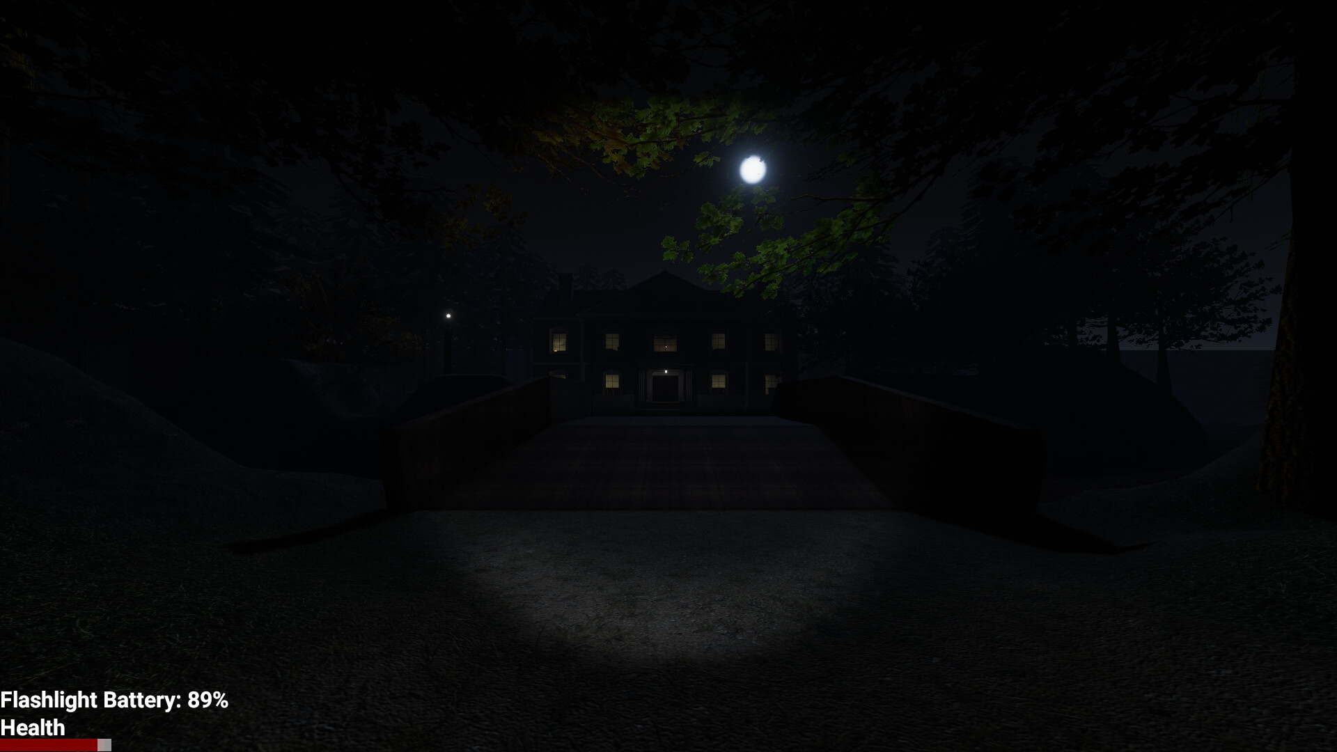 遊戲中的場景呈現出廢棄與詭異的氛圍。