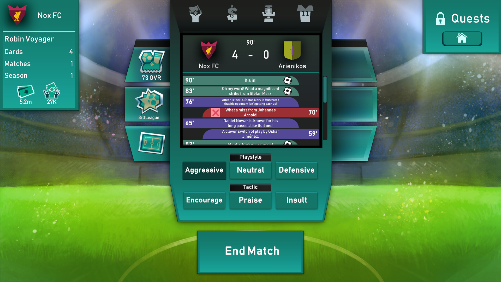 透過轉會市場強化你的球隊