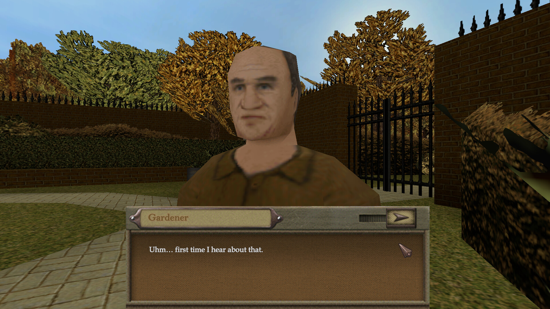 遊戲中另一個充滿細節的室內調查場景。