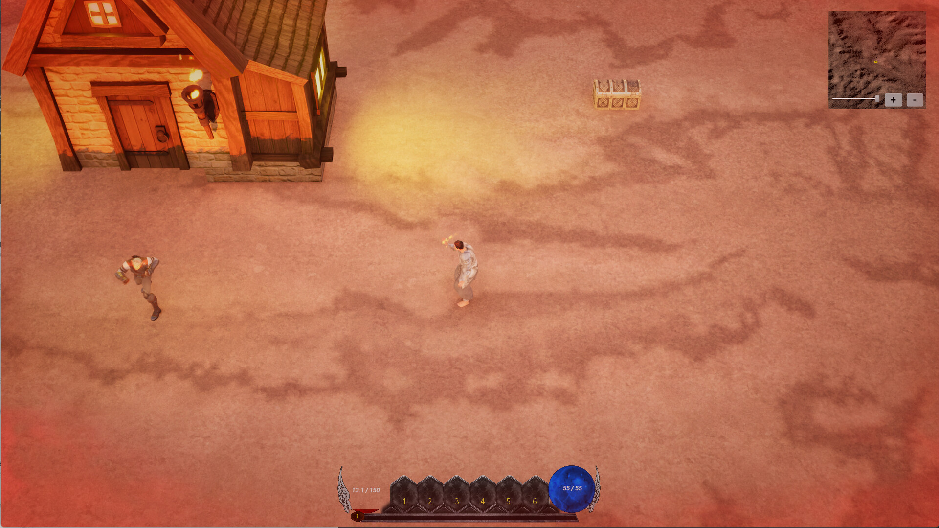 遊戲中的奇幻森林場景