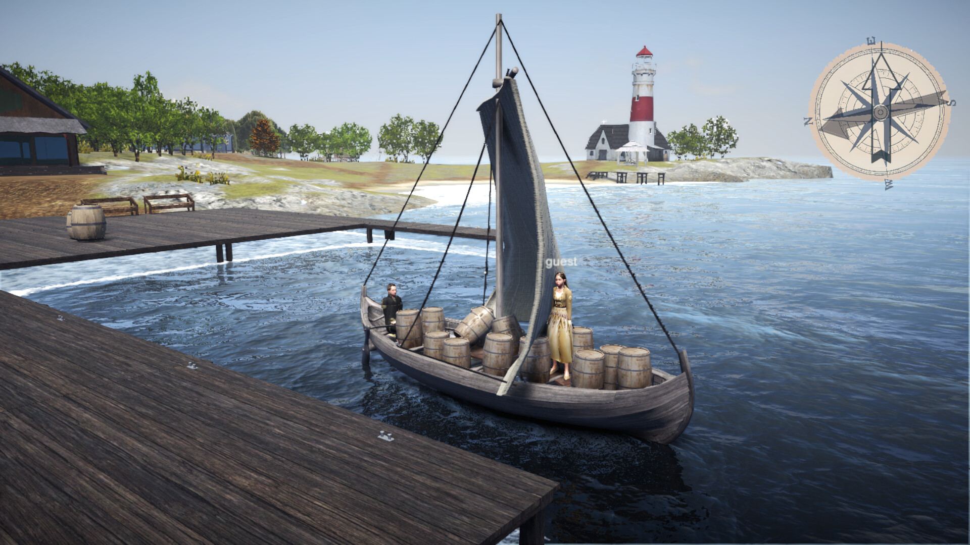 駕駛馬車穿越鄉村是遊戲的一大特色。