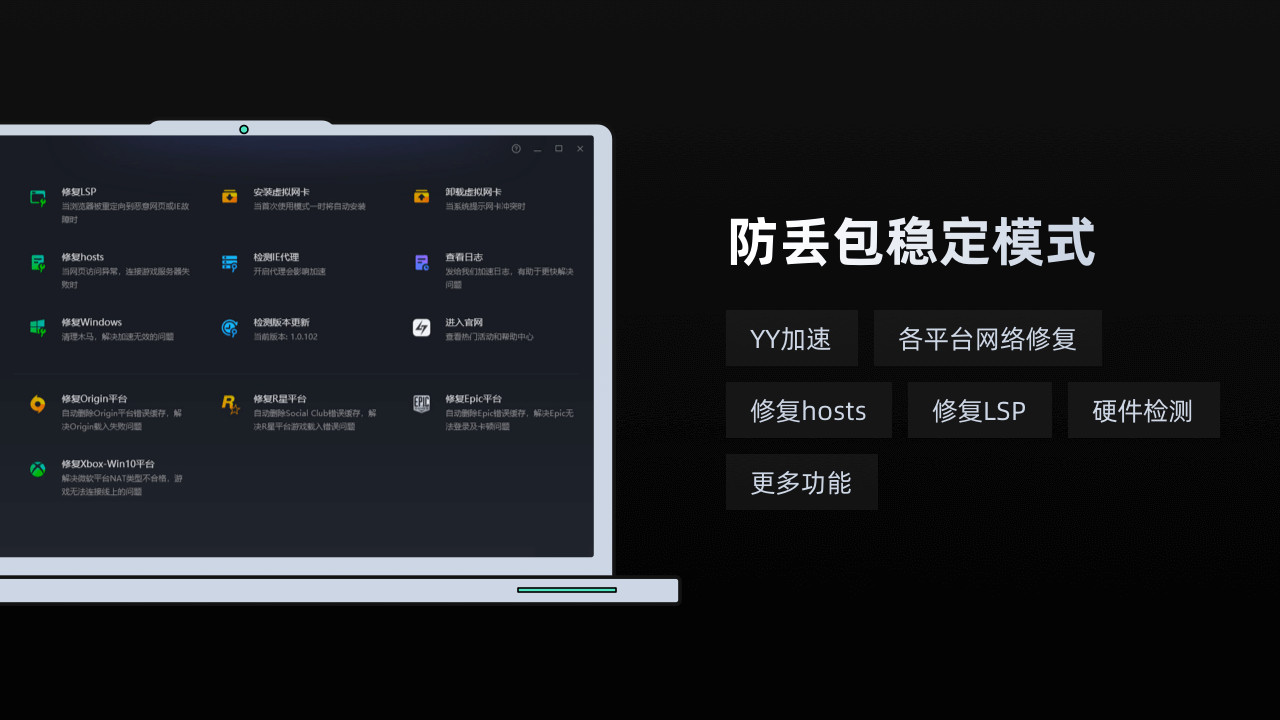 支援眾多熱門遊戲