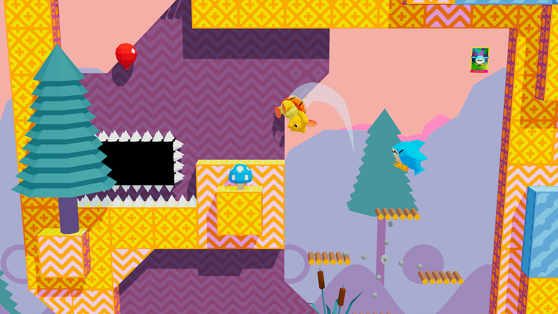 玩家需要閃避各種奇特的敵人