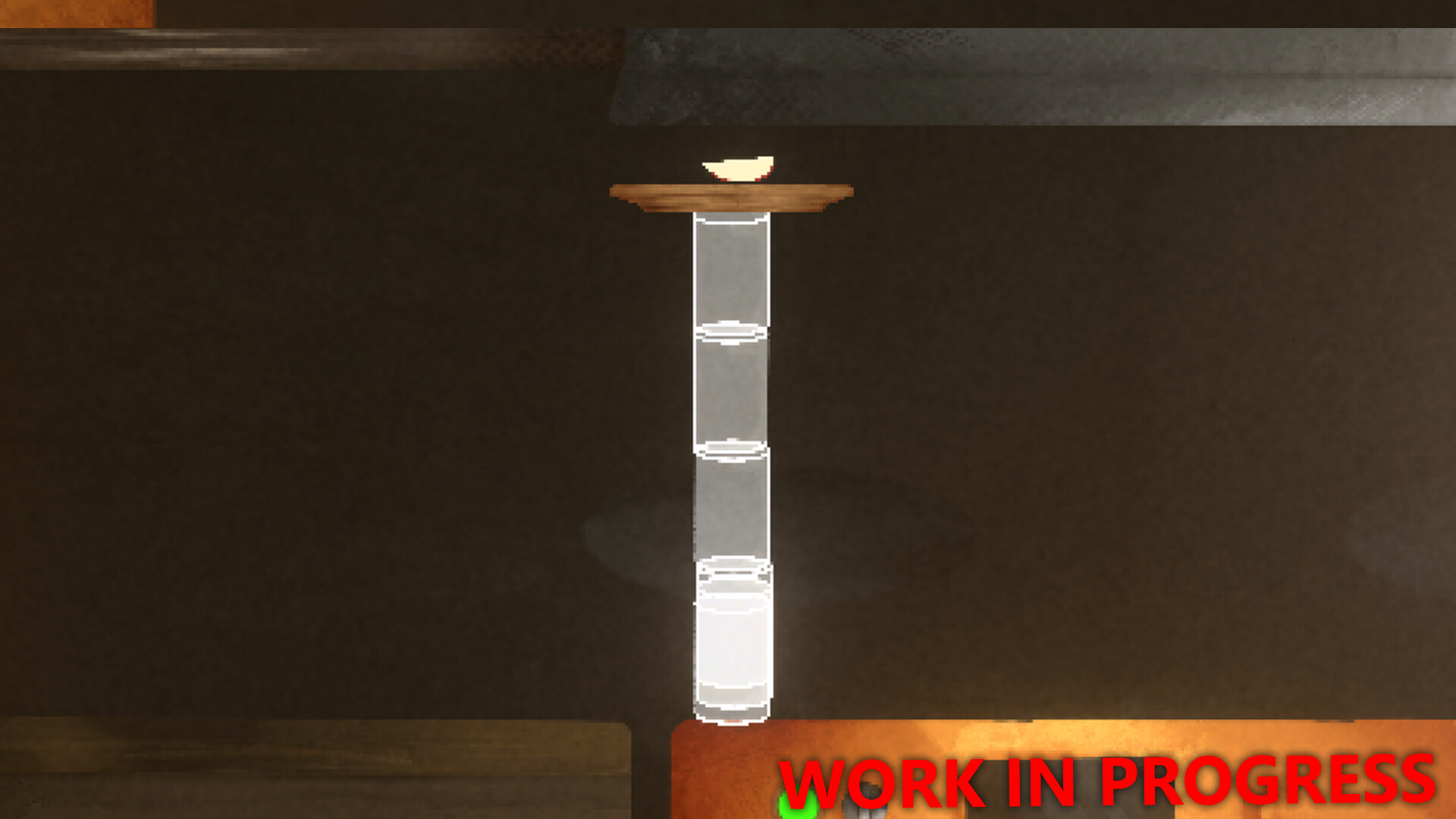 遊戲中準備食材的畫面