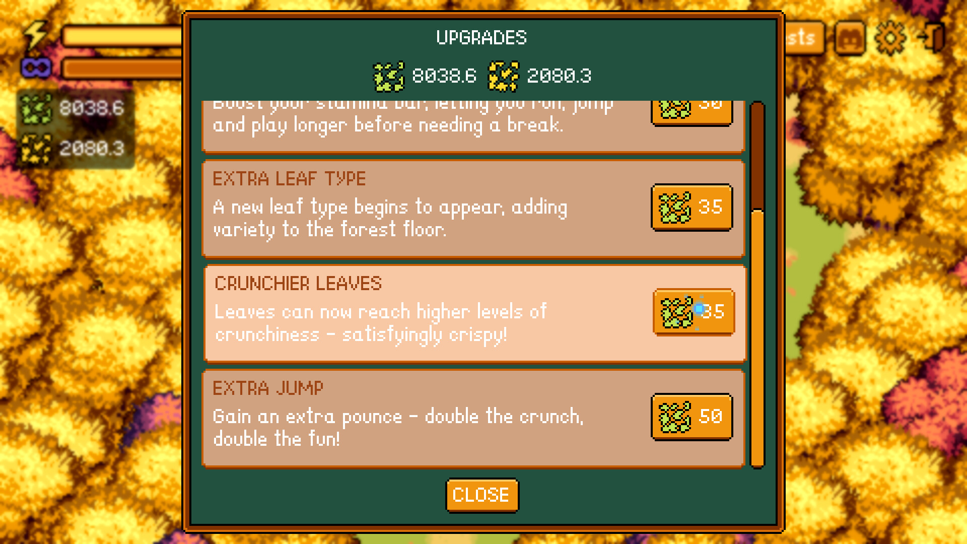 遊戲中的場景充滿了溫馨可愛的像素藝術風格。