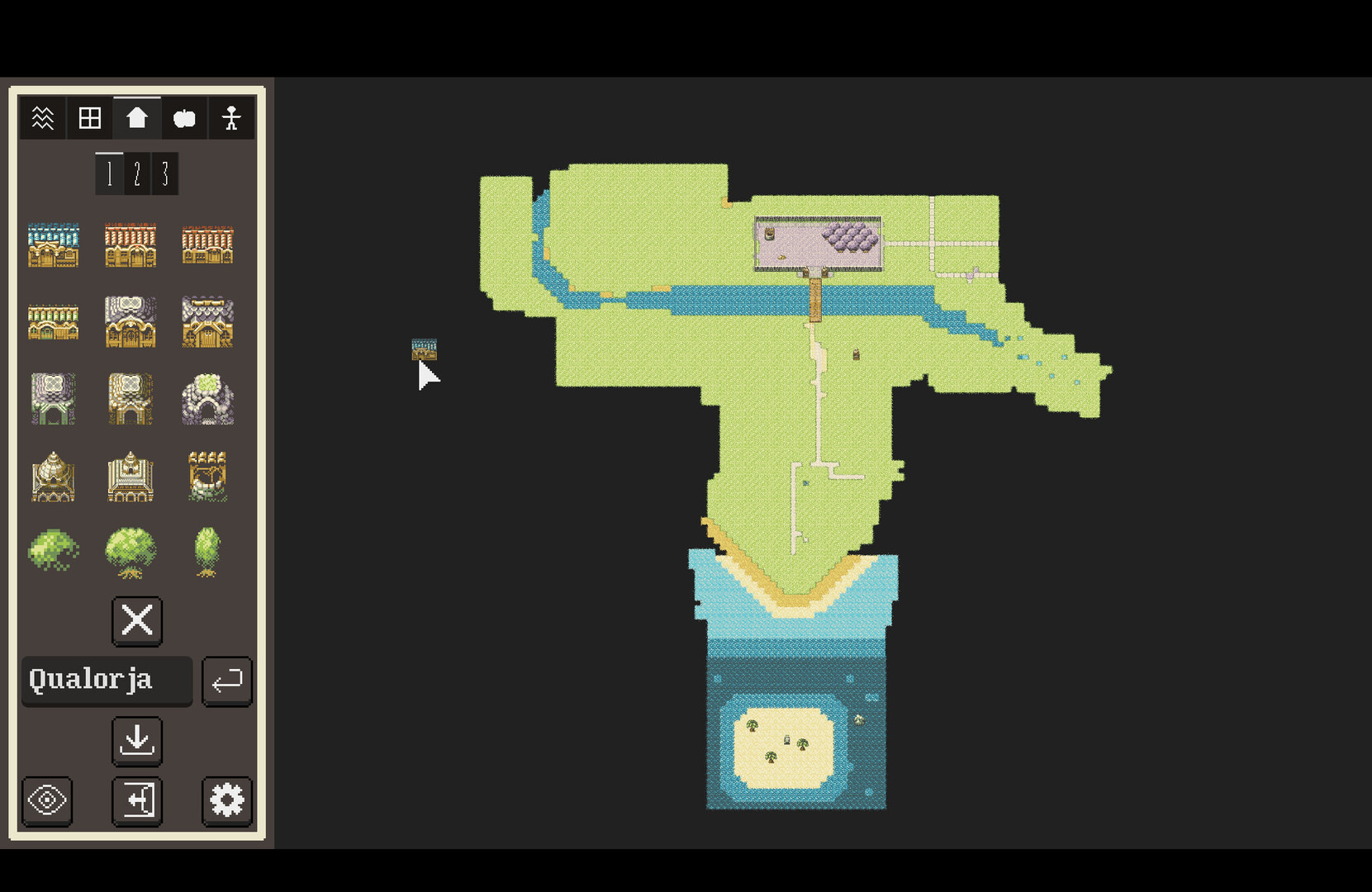 玩家可以將自己的創作匯出並與他人分享。
