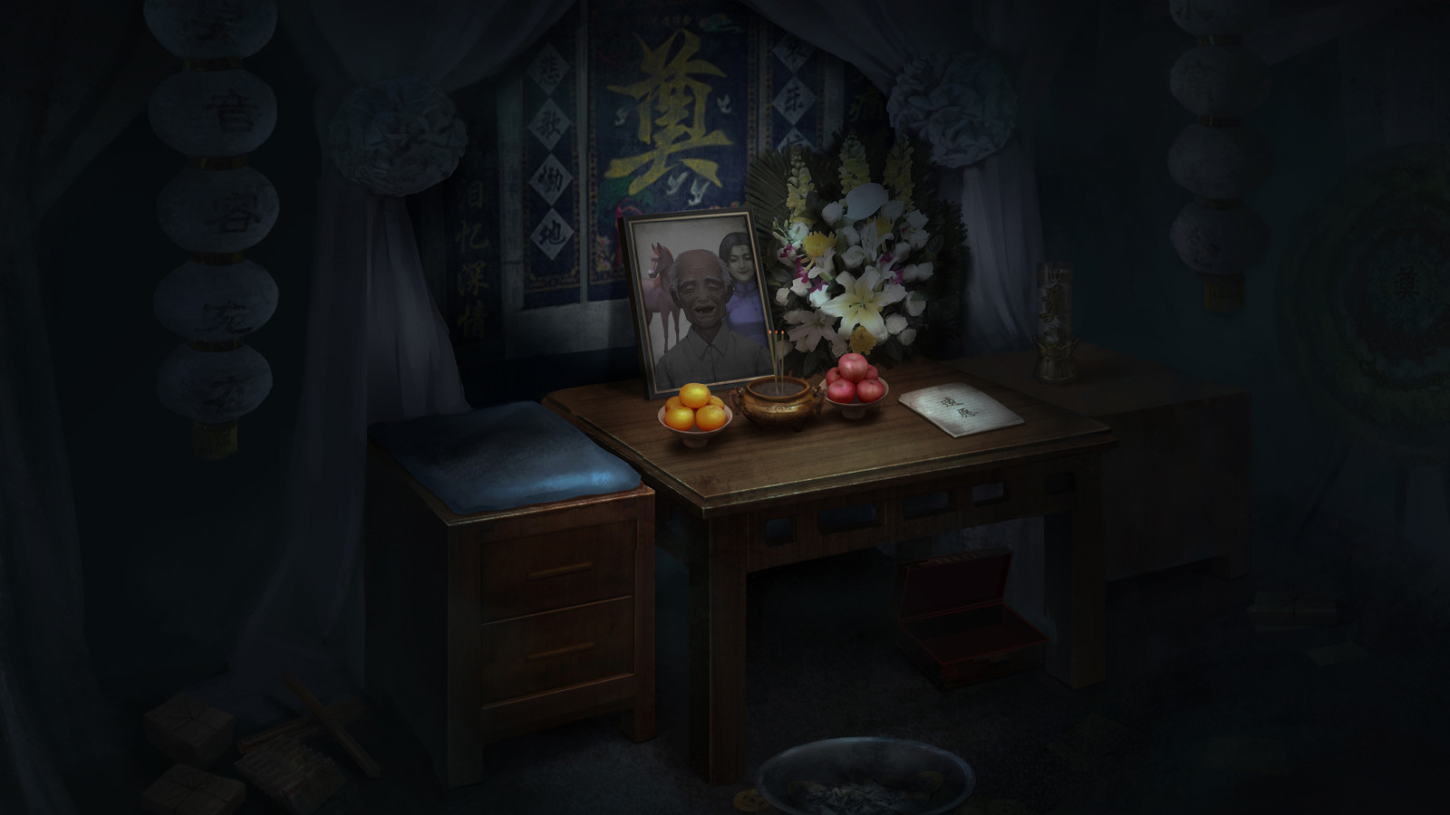 詭異的紙人是遊戲中的經典元素