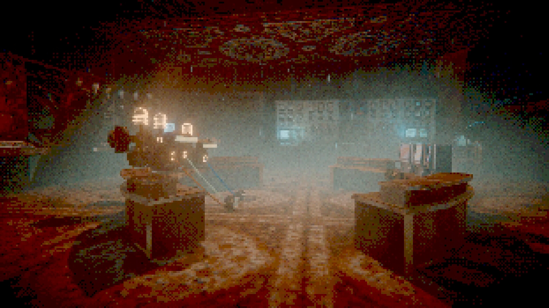 遊戲場景充滿了廢棄與腐敗的細節。