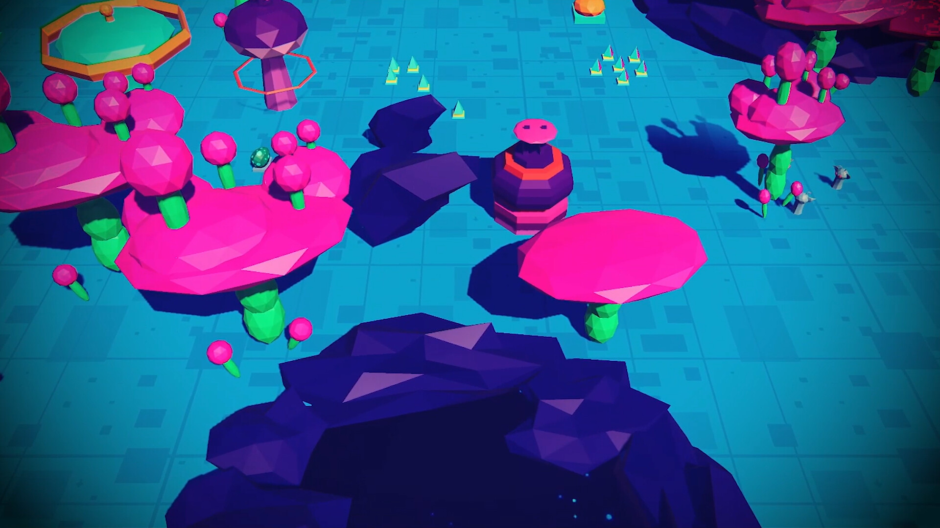 激烈的戰鬥場景，展現了遊戲多彩的視覺風格與單位設計