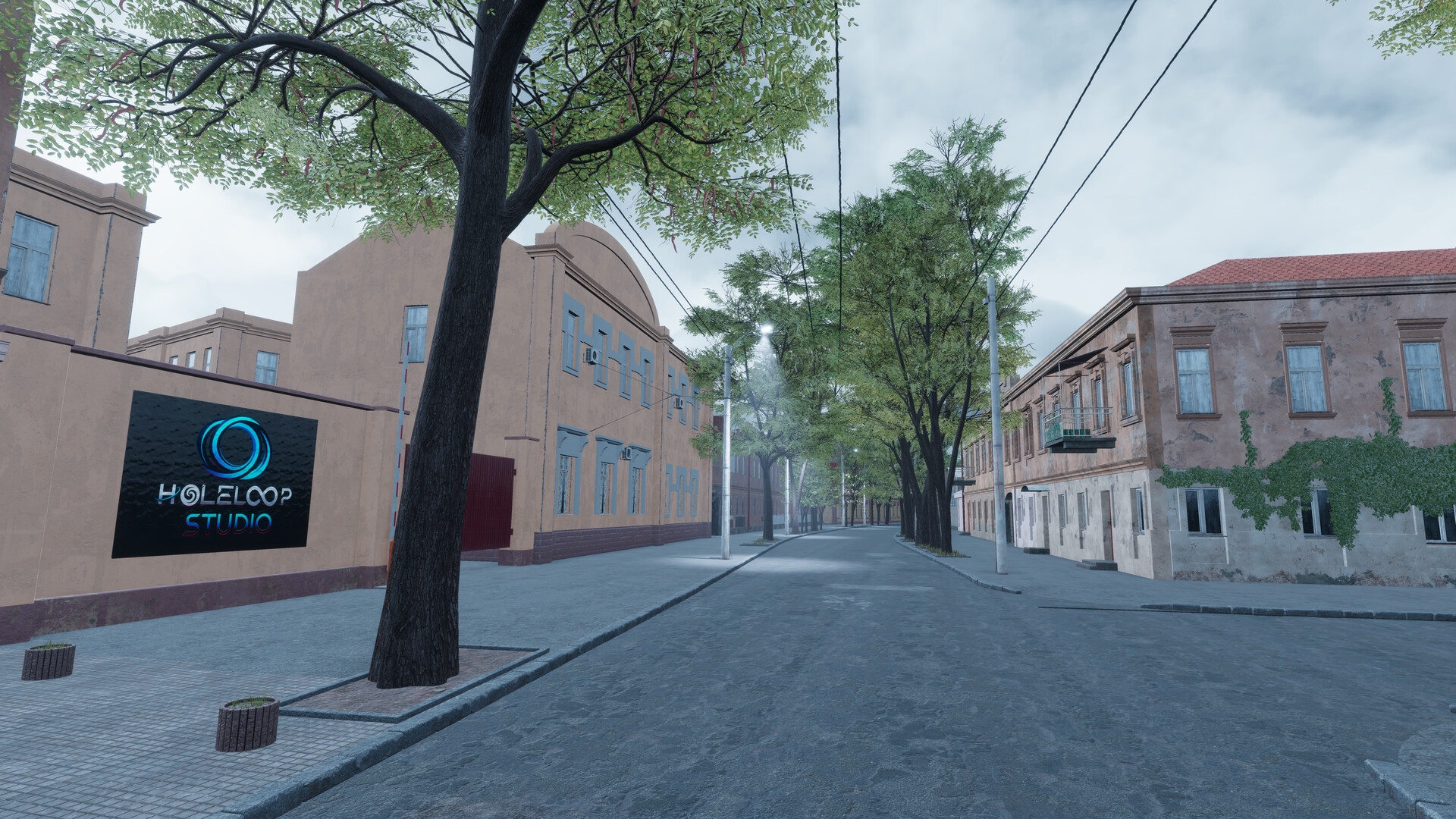 遊戲場景瀰漫著濃厚的氛圍感