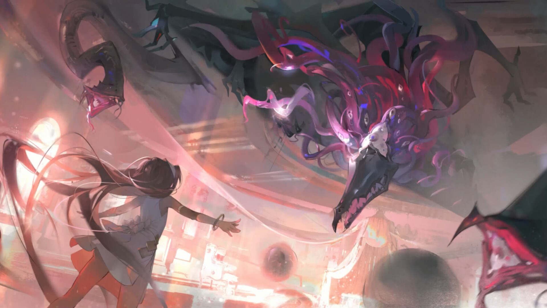 遊戲中的場景充滿了神秘與未知的氛圍