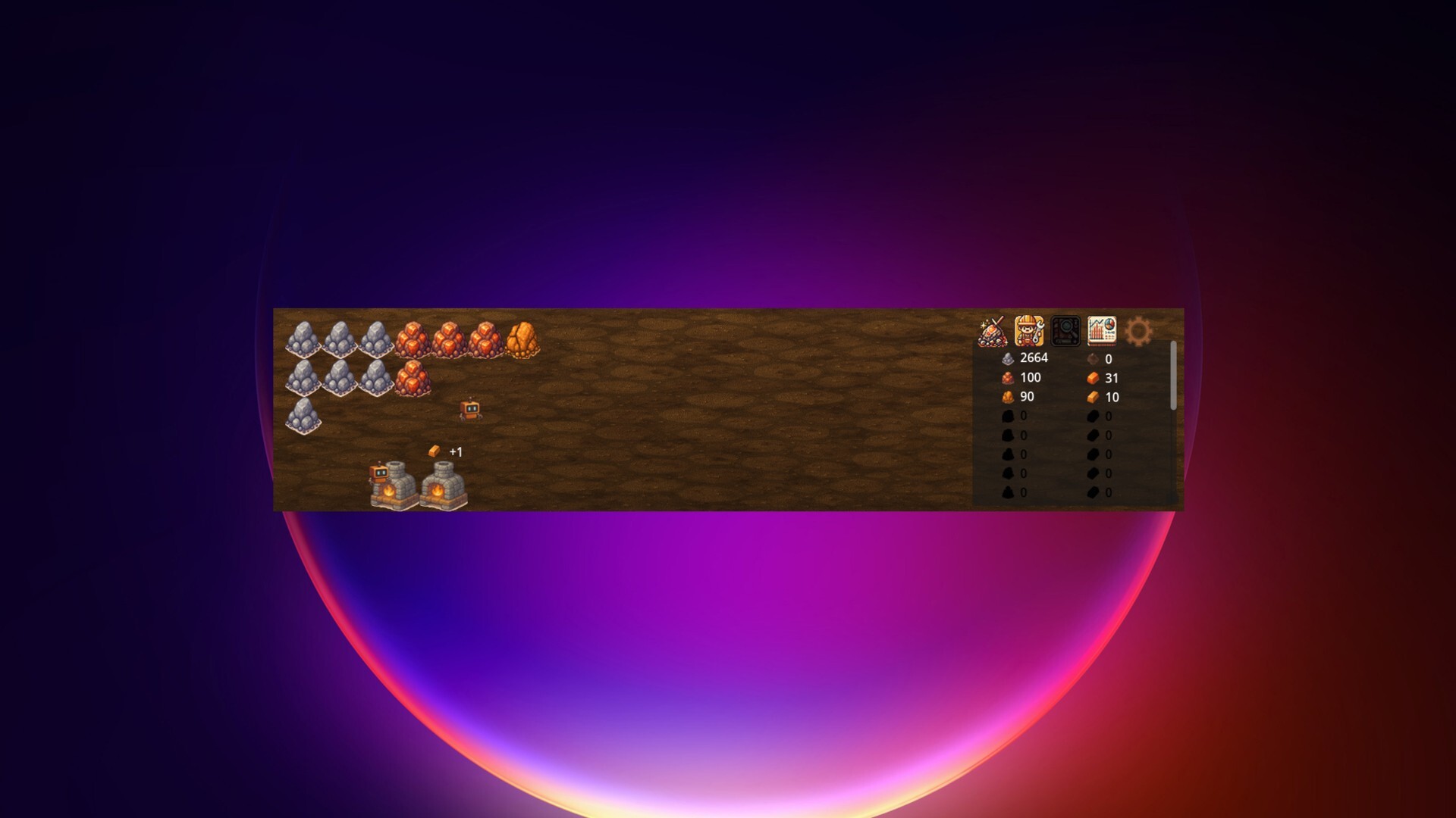 遊戲中可愛的工人們正在辛勤工作