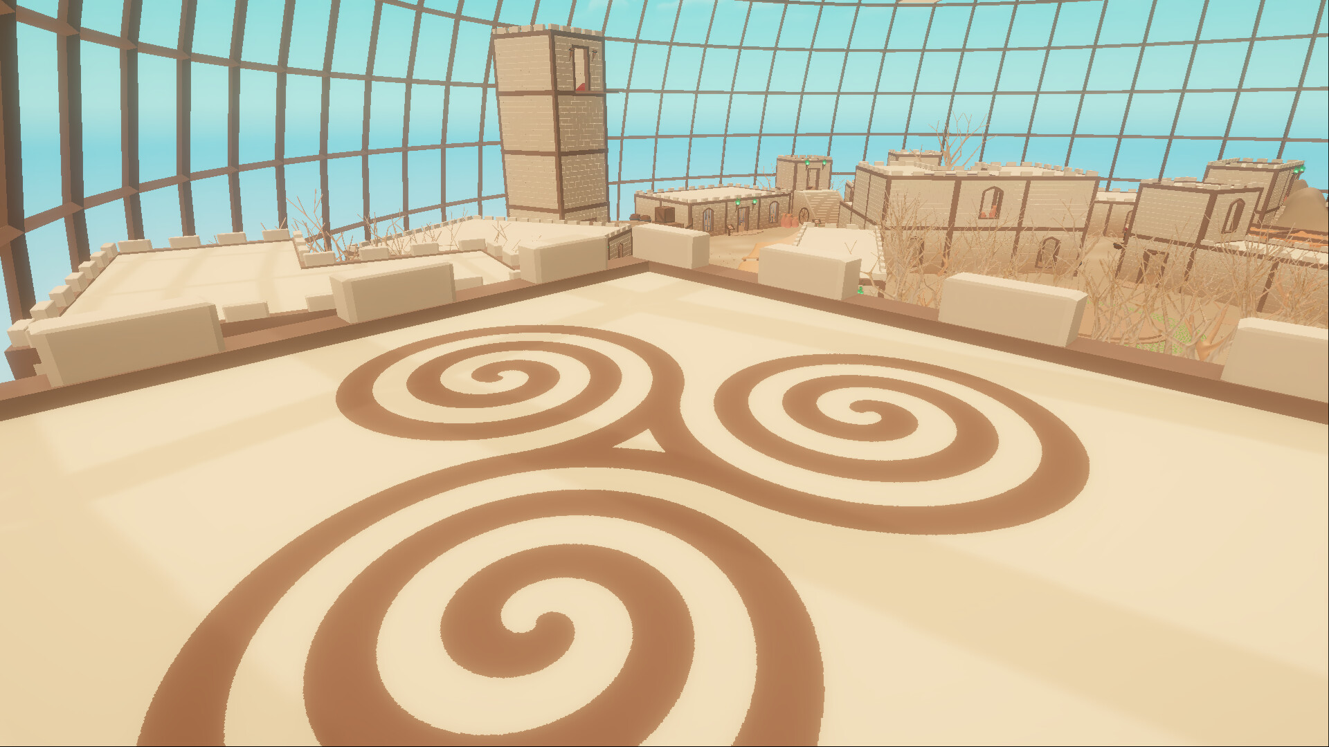 玩家需要在溫室中與其他角色互動