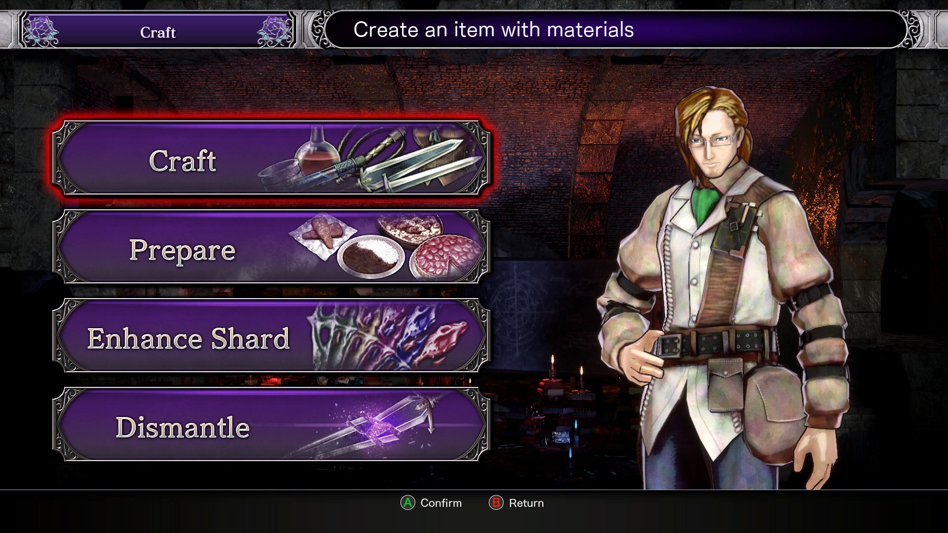 米麗亞姆在華麗的哥德式場景中戰鬥