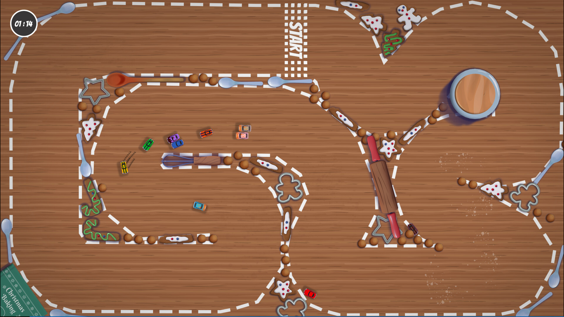 混亂又有趣的競速場面是遊戲最大賣點