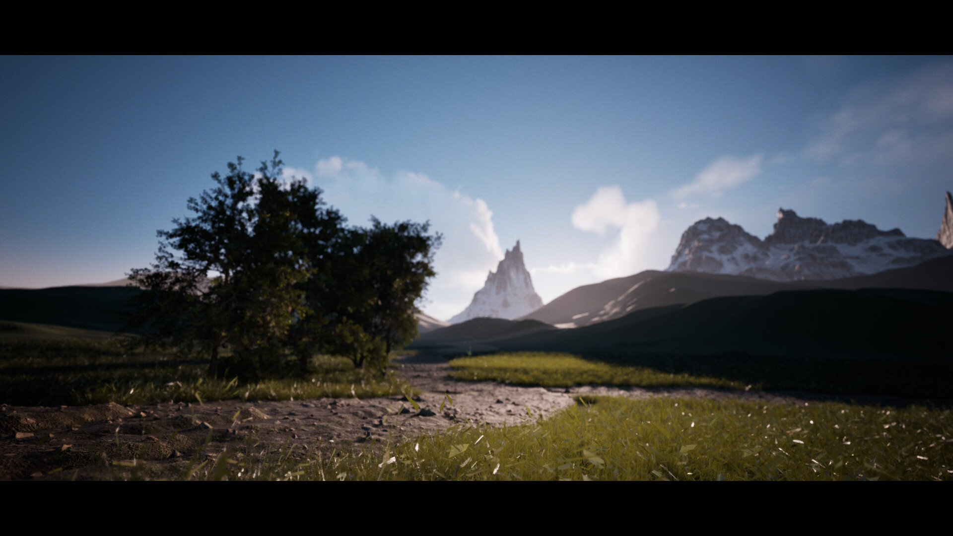 遊戲場景中呈現的超現實主義風格。