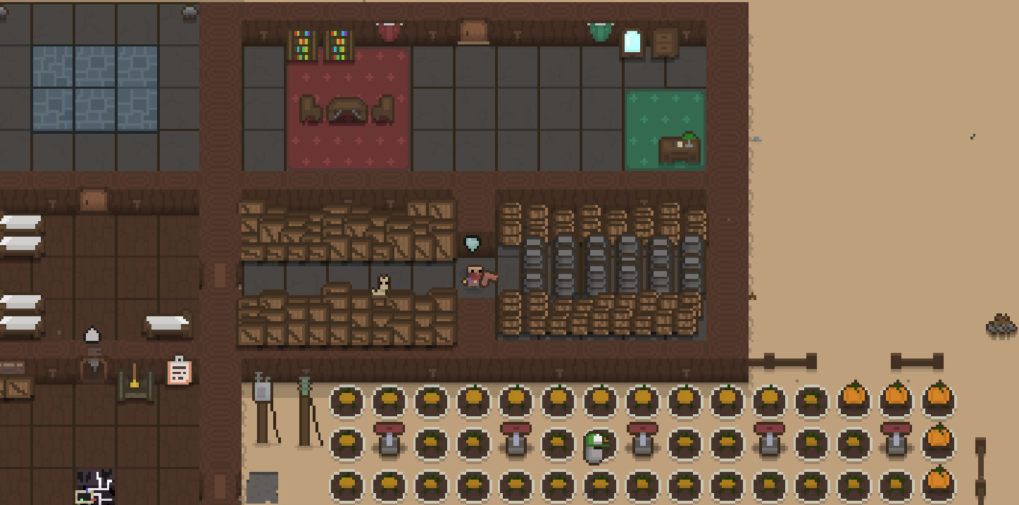 在俯視角下與廢土生物展開激烈戰鬥。