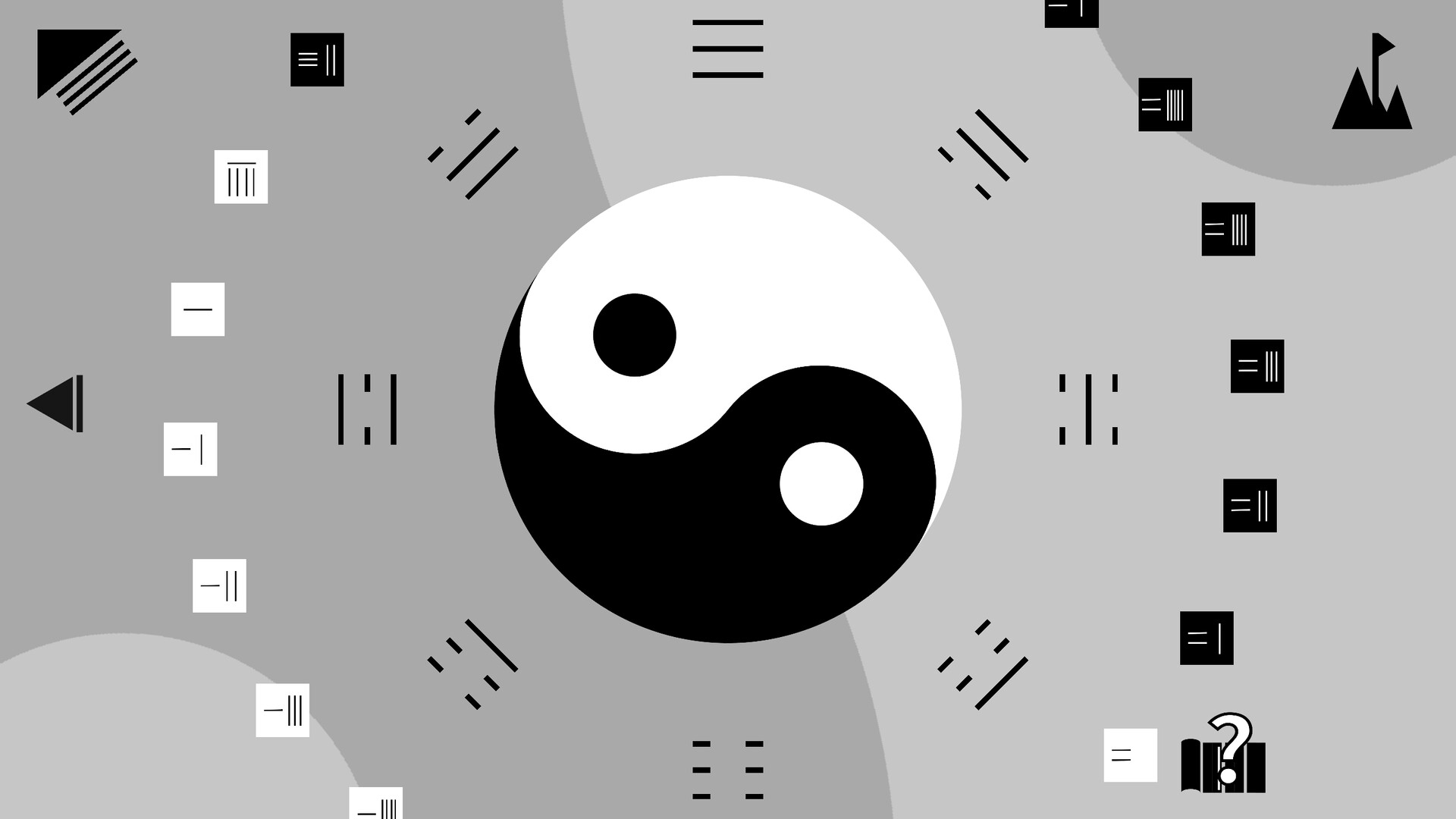 Harmonize 遊戲中一個由多個小三角形組成的複雜關卡。