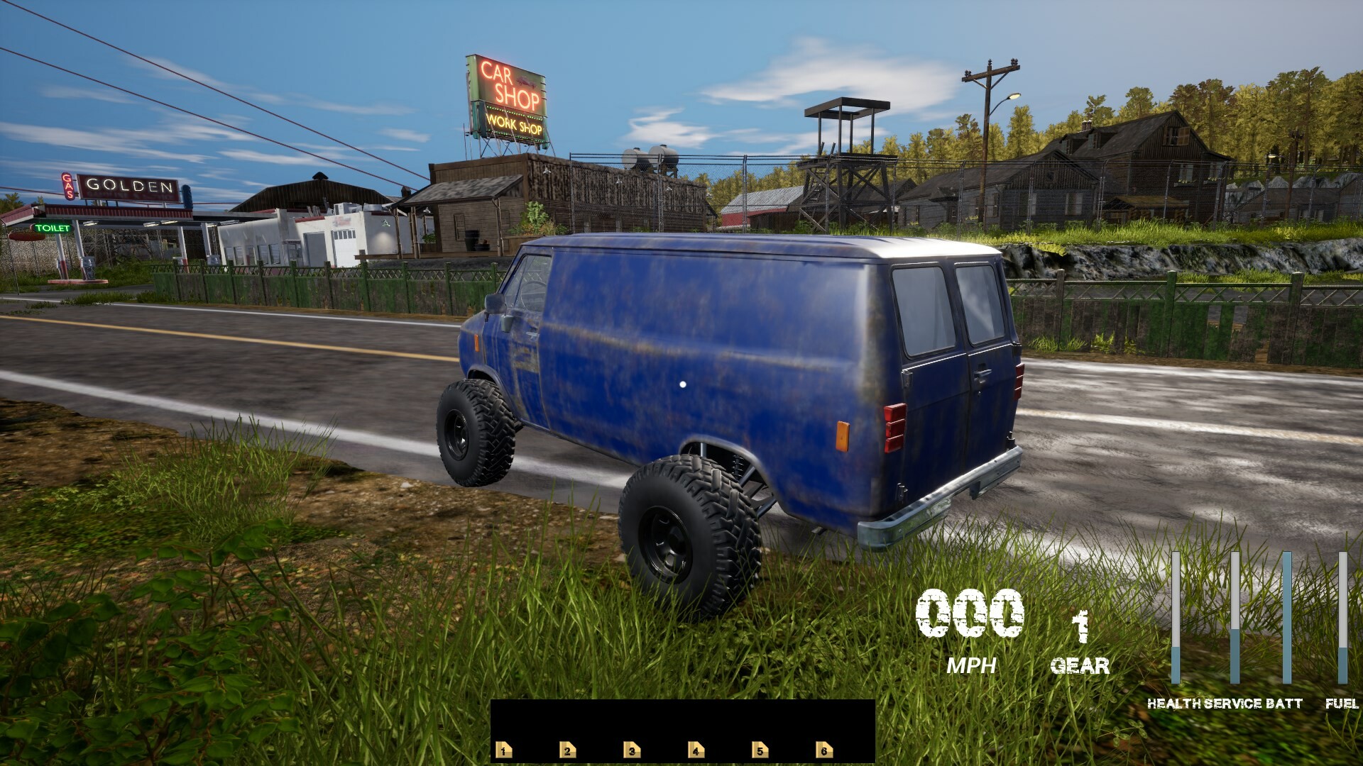 遊戲中的基地建設與資源管理介面。