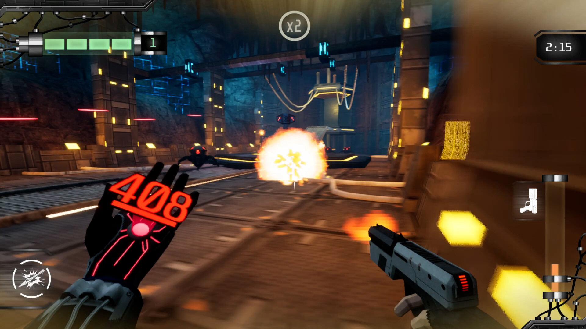 玩家可以使用毀滅性的鐵拳攻擊敵人