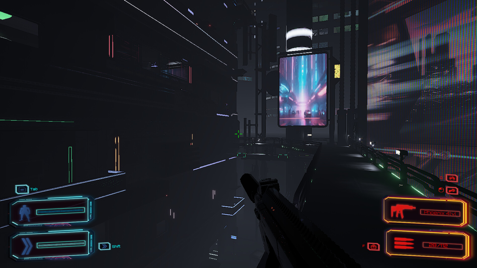 遊戲的視覺風格呈現了黯淡的未來世界