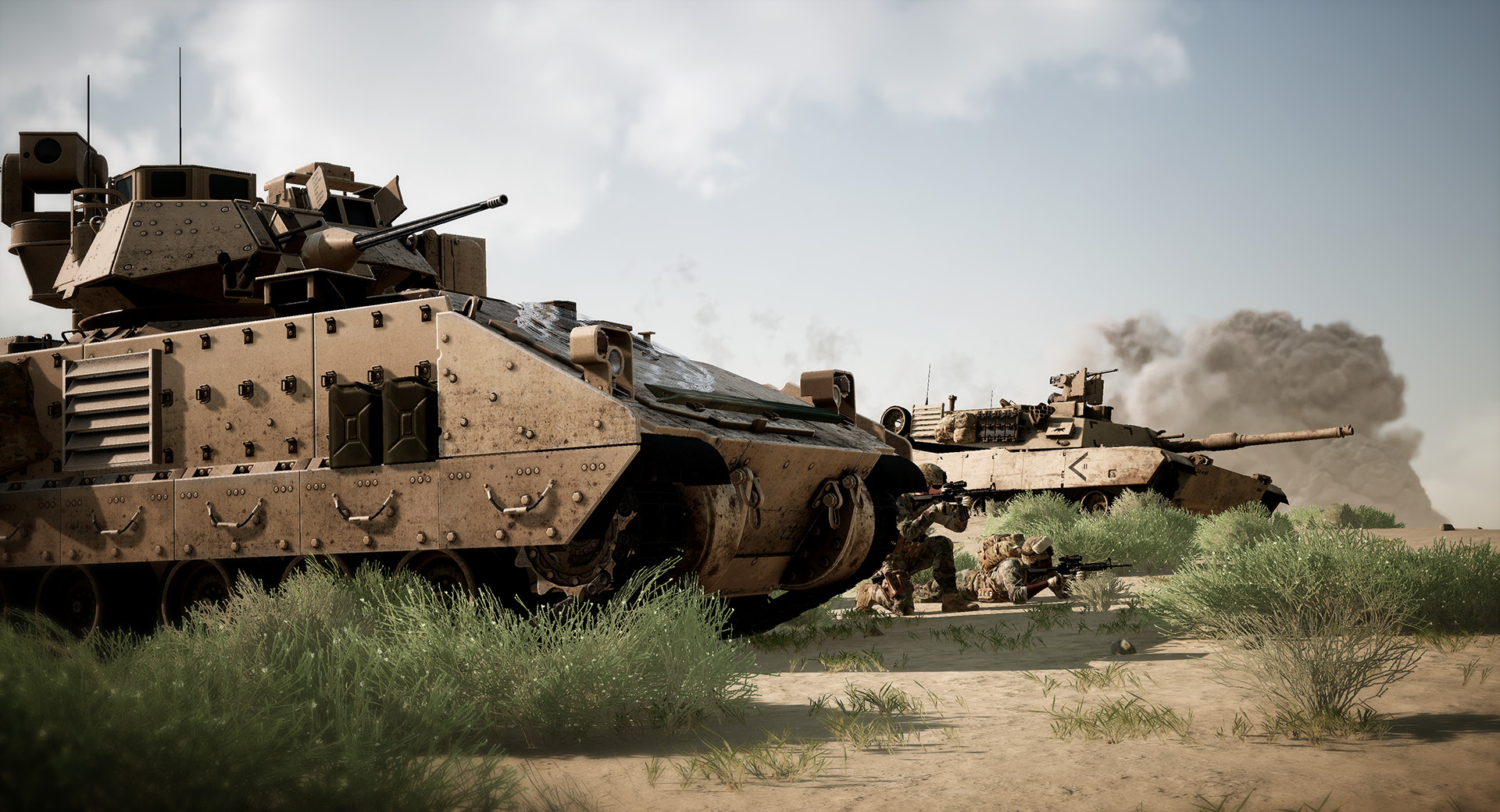 戰場上的載具協同作戰