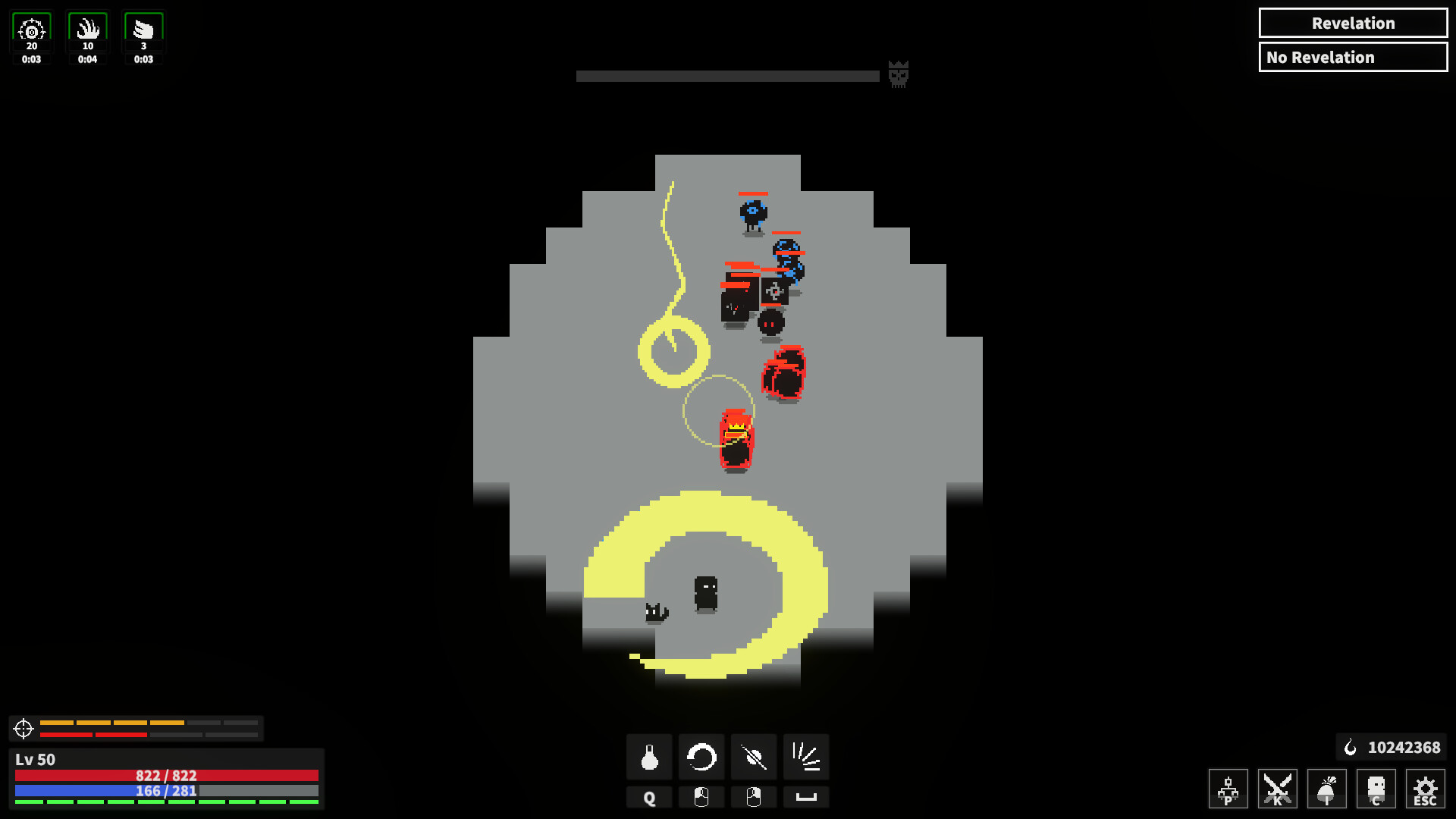 遊戲中的各種戰鬥場景