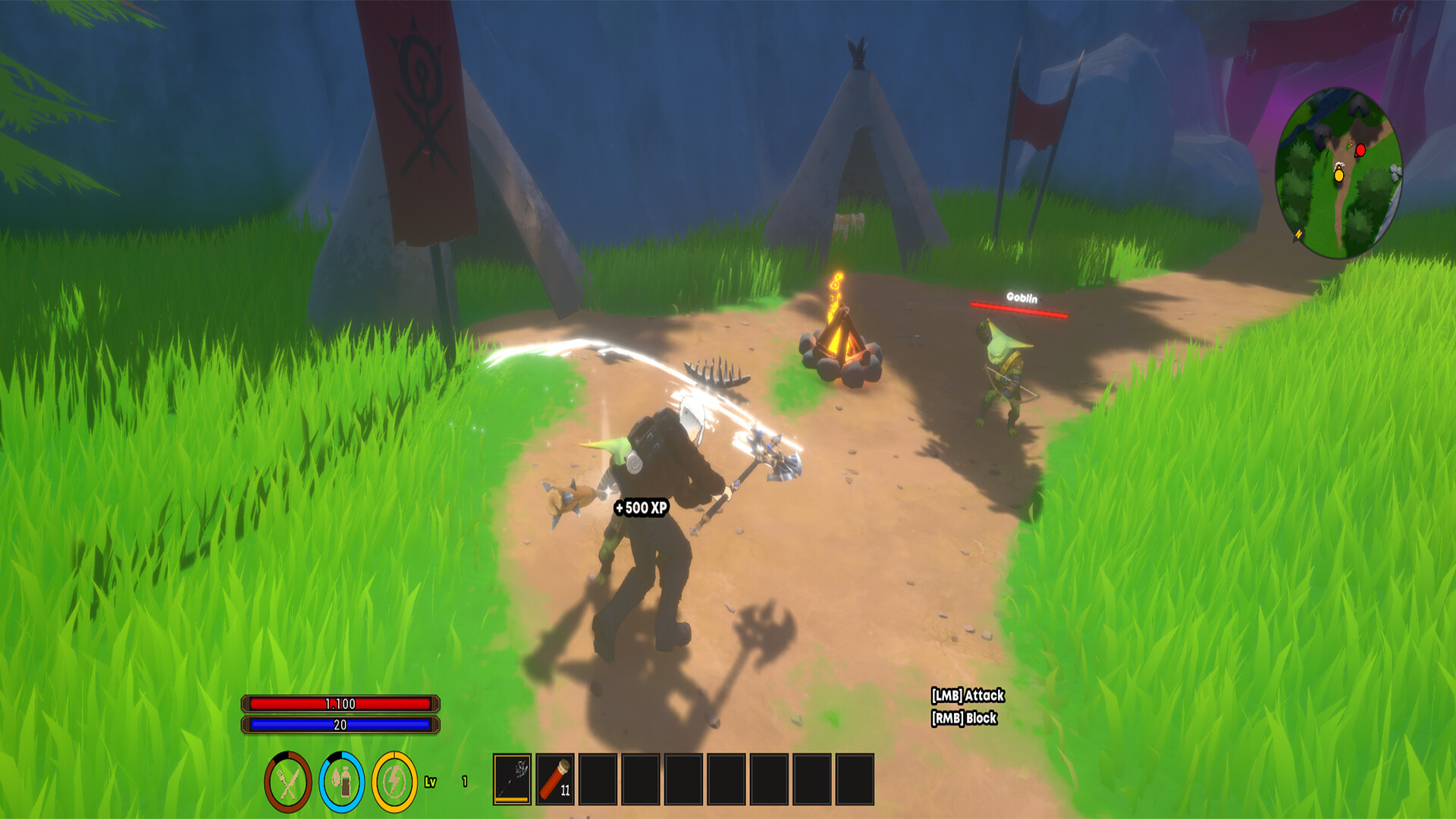 與遊戲中的NPC互動