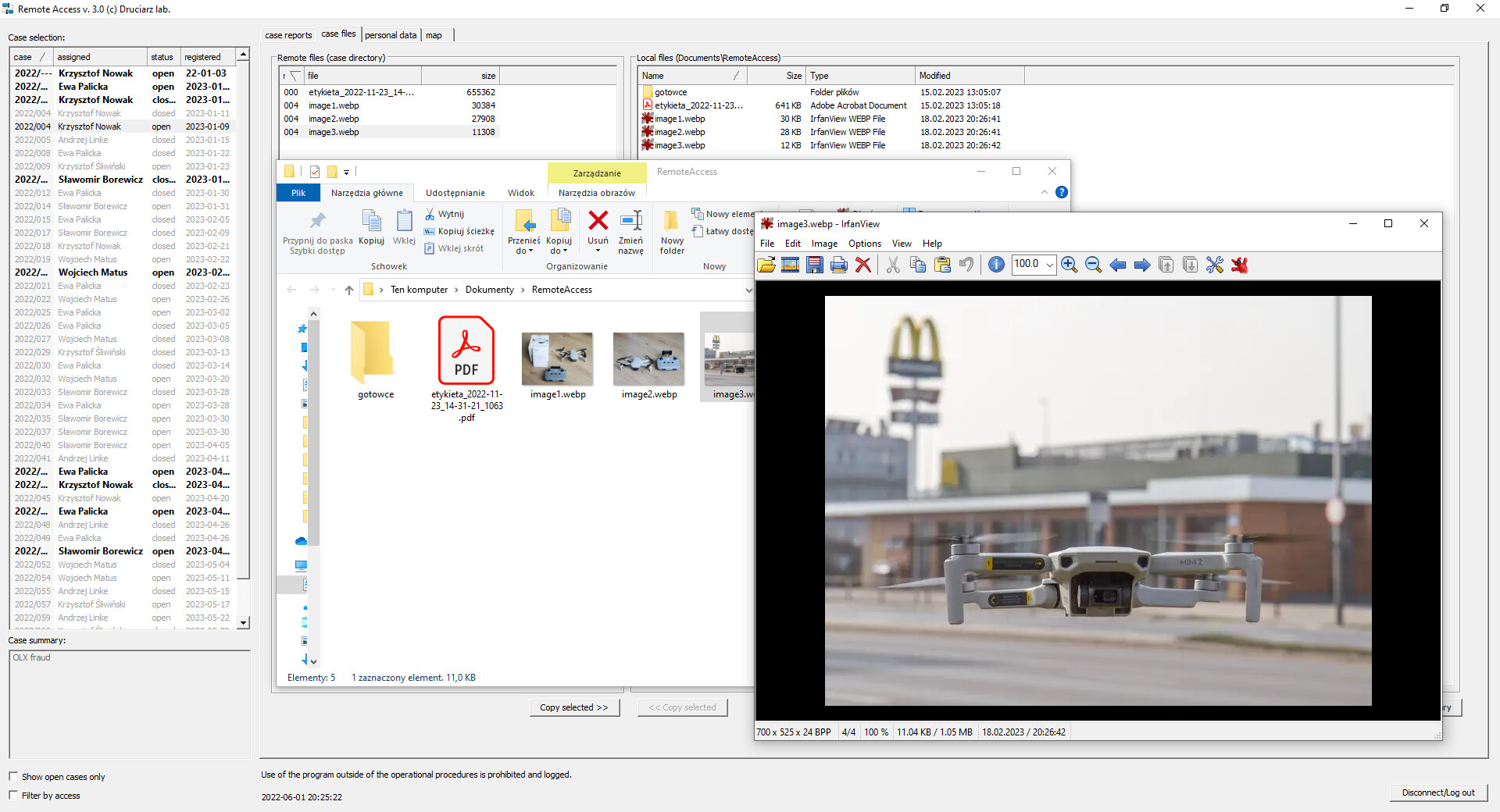 遊戲中的公司內部佈告欄與案件系統