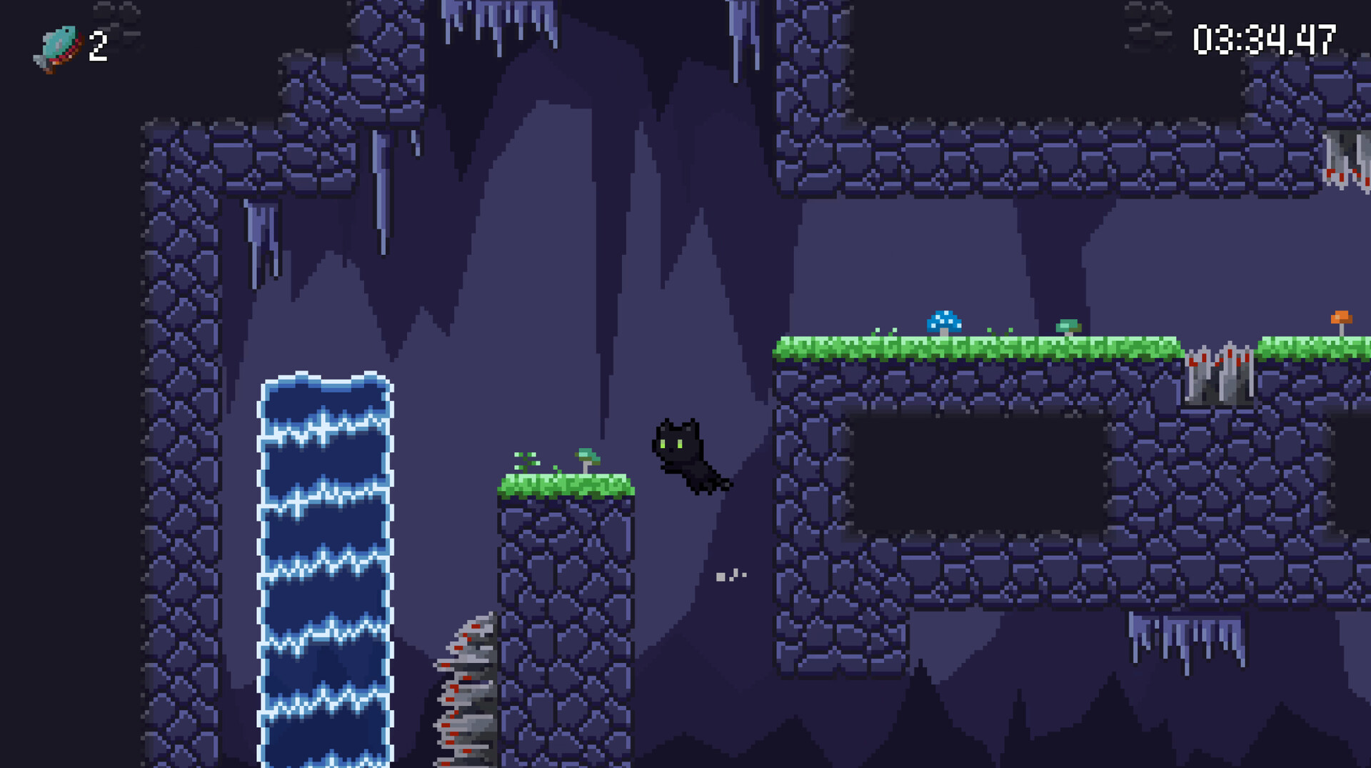 遊戲中充滿各種平台挑戰