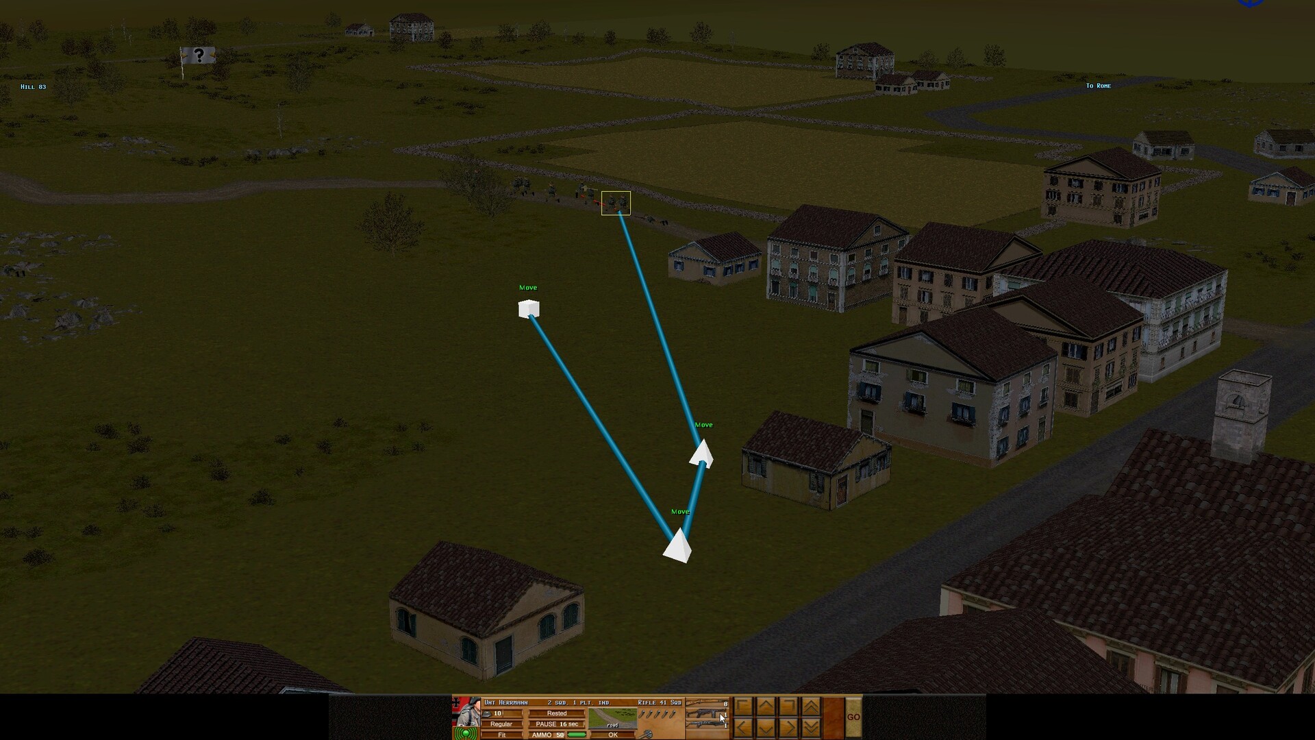 遊戲中的砲擊效果。