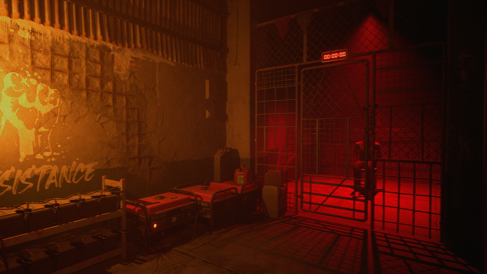 遊戲場景充滿詭異與不安的氛圍