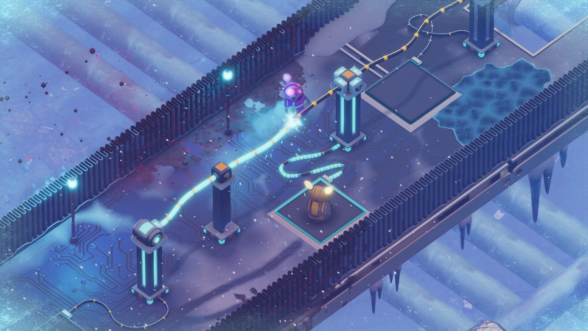 玩家需要合作啟動各種機關來解謎