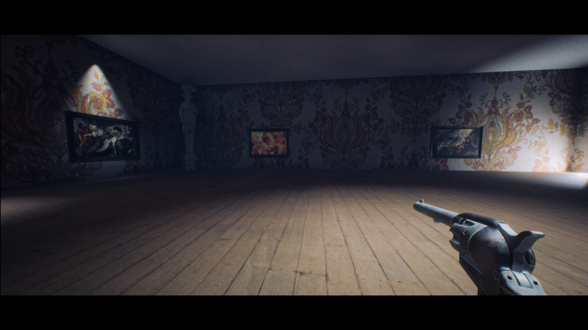 遊戲中一個充滿神秘氛圍的場景。