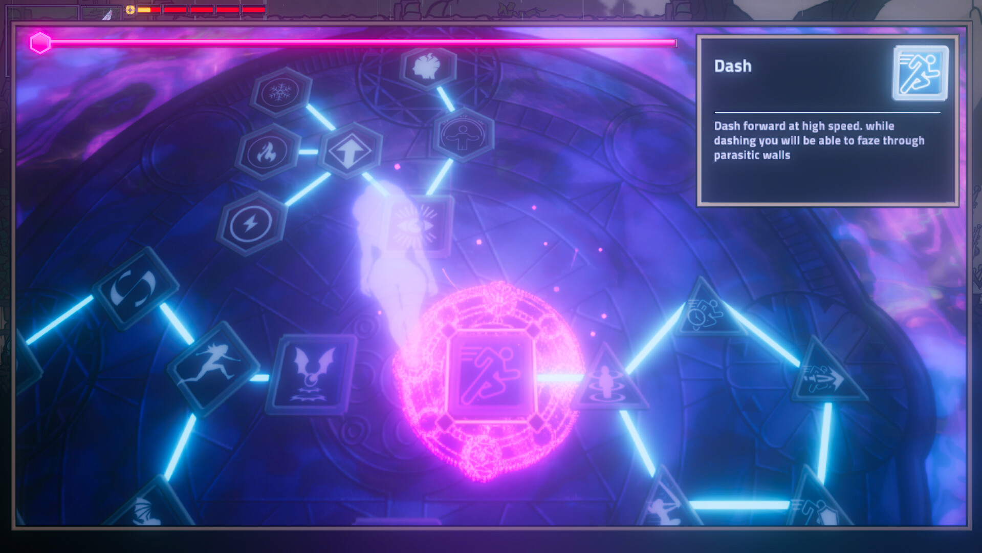 玩家在陰暗的走廊中探索,充滿未知