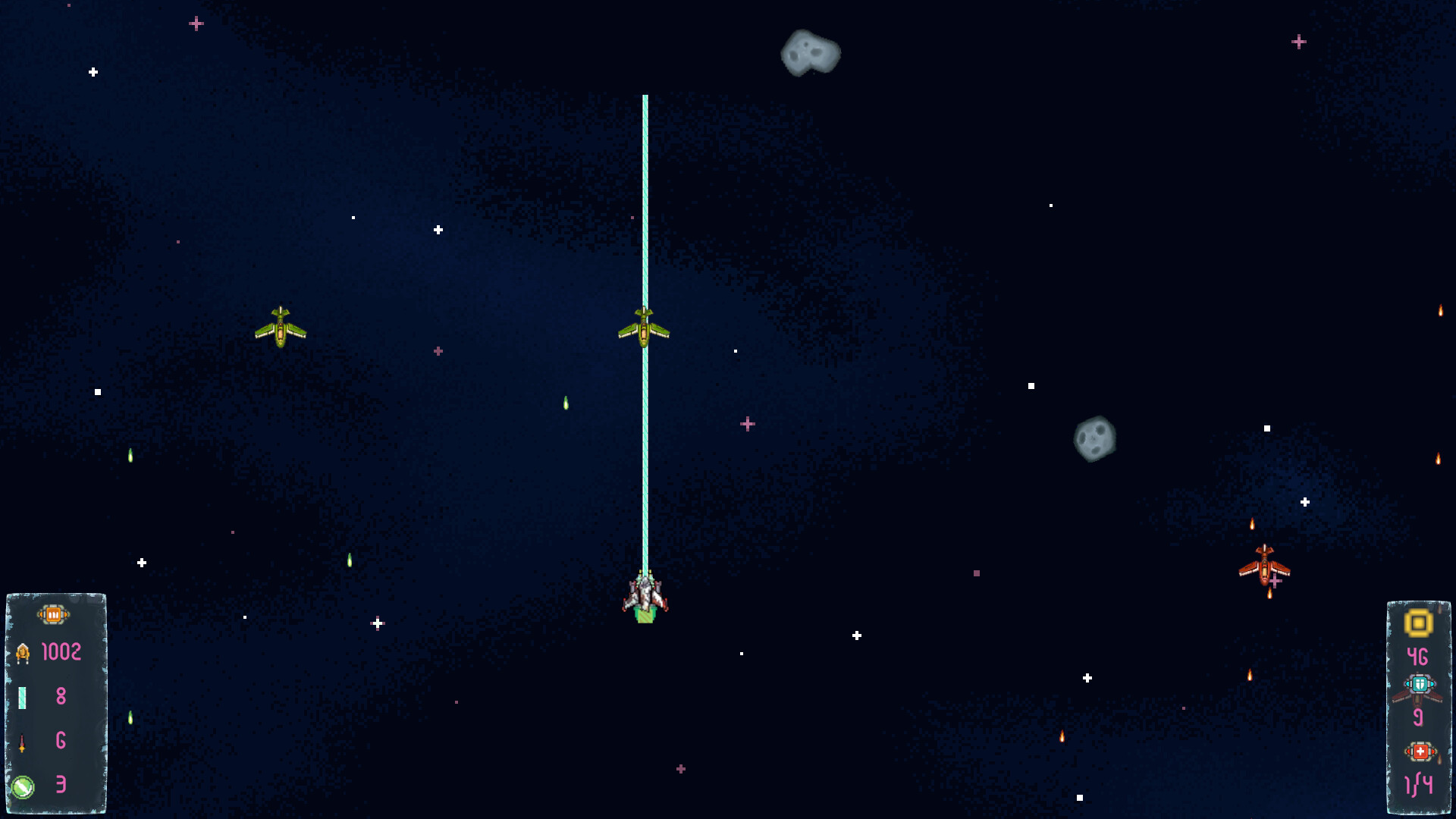 升級後的戰機展現強大火力