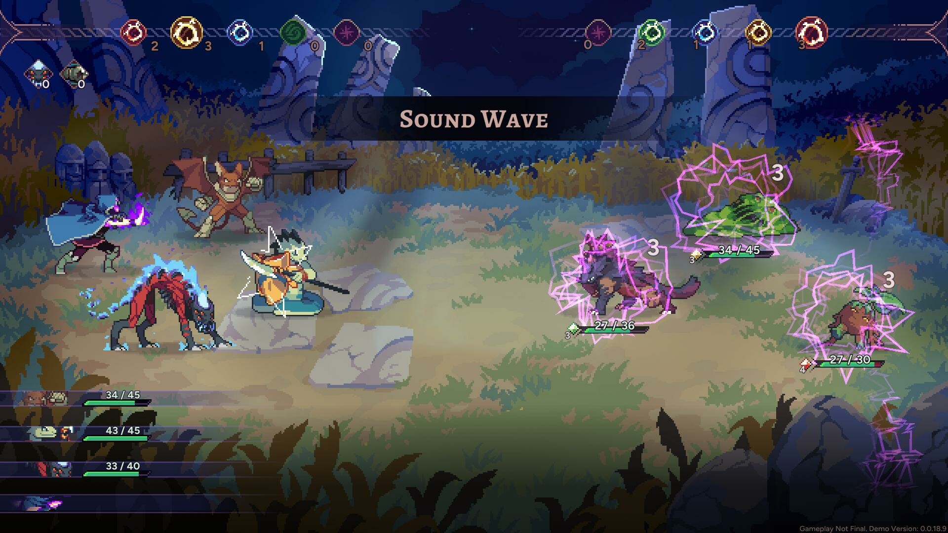 遊戲中擁有豐富的技能樹,玩家可以自訂魔物的成長方向。